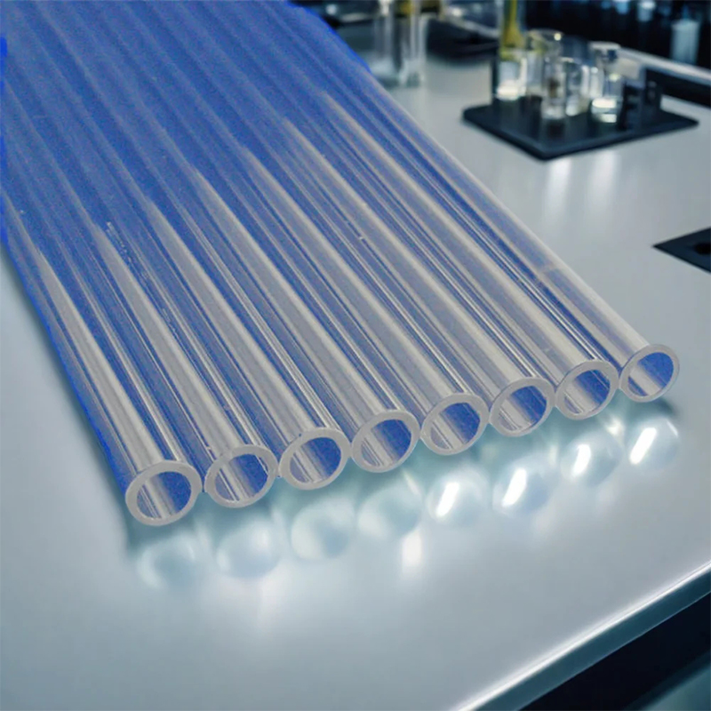 Transparent Quartz Tube for Furnace and Lamp Applications