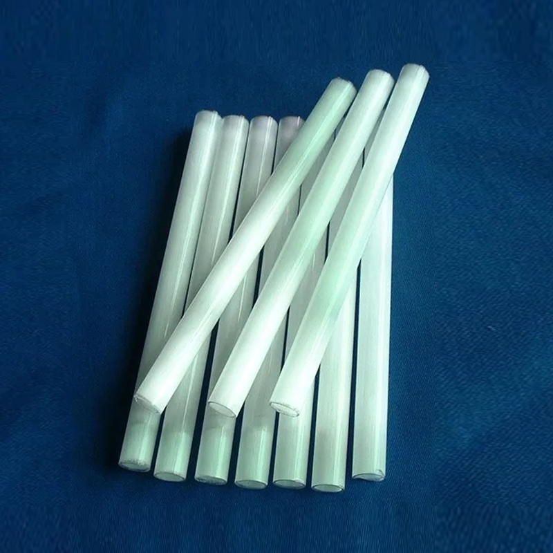 উচ্চ তাপমাত্রা প্রতিরোধী মিল্কি সাদা কোয়ার্টজ টিউব